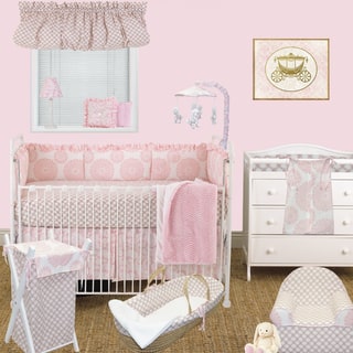 Cotton Tale Sweet and Simple Pink 8-piece Crib Bedding Set