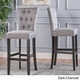 Pia Backed Fabric Barstools by Christopher Knight Home (Set of 2) - Thumbnail 1