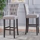 Pia Backed Fabric Barstools by Christopher Knight Home (Set of 2) - Thumbnail 4