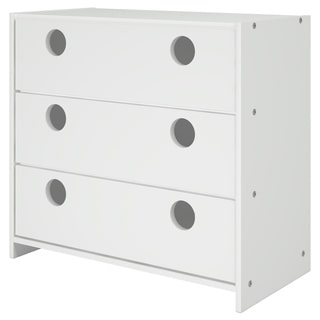 Donco Kids 3 Drawer Chest in White or Dark Cappuccino