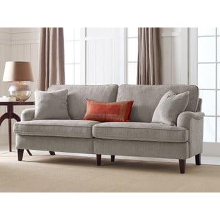 Serta Carlisle 78-inch Sofa with Pleated Arms