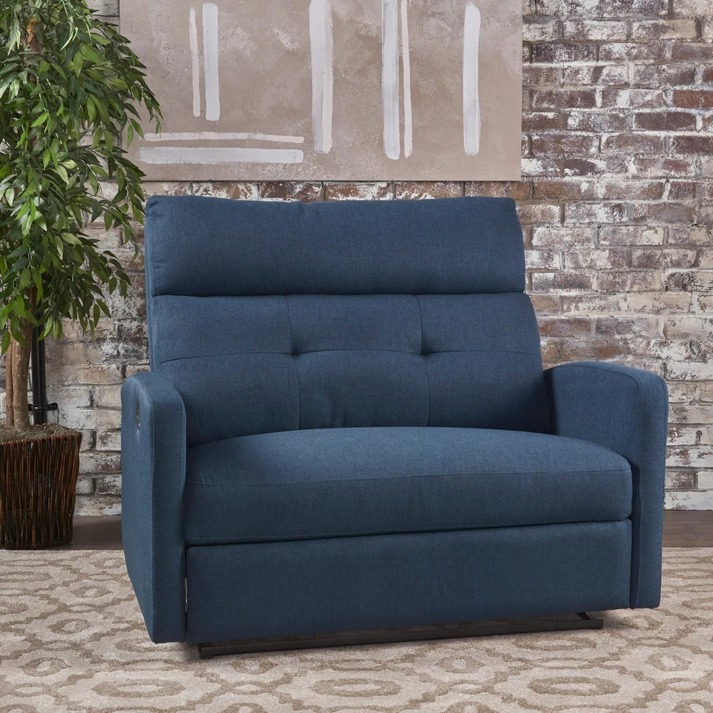 Halima Fabric 2-seater Recliner Club Chair by Christopher Knight Home