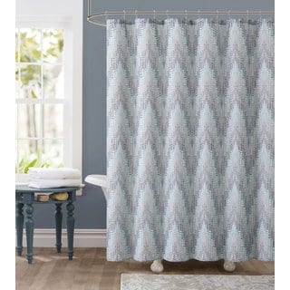 Ruthy's Textile Tile Dobby 72-inch Shower Curtain