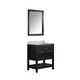 Anzzi Montaigne Espresso Wood/Carrara White Marble 30-inch x 22-inch Vanity, Basin Sink, and Mirror - Thumbnail 9