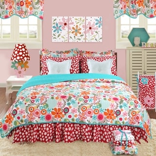 Cotton Tale Lizzie Floral Reversible Quilt Bedding Set