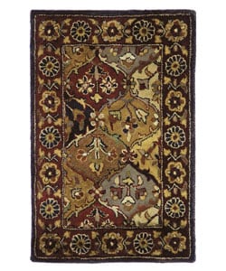 Safavieh Handmade Heritage Traditional Bakhtiari Multi/ Navy Wool Rug (2' x 3')