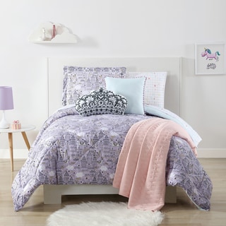 Laura Hart Kids Unicorn Princess Printed 3-piece Comforter Set