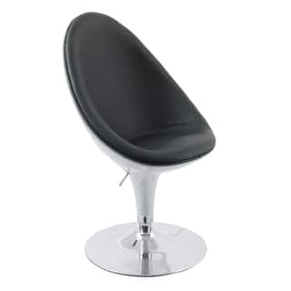 CorLiving Modern Bonded Leather Height Adjustable Ellipse Chair