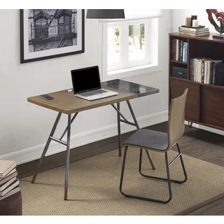 Modern Desk with Wireless Smart Phone Charger
