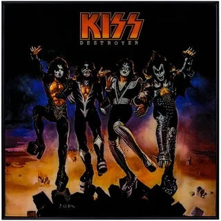 KISS "Destroyer" Framed Album Cover Wall Art