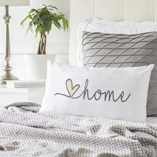 Love Home Lumbar Throw Pillow