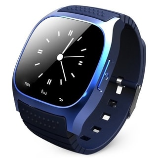Bluetooth M26 wristwatch waterproof LED Display smartwatch For Samsung Huawei Xiaomi Android phone (Option: Black)