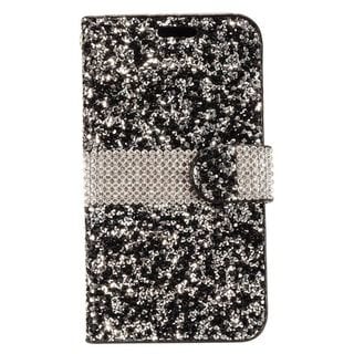Insten Leatherette Rhinestone Bling Case Cover with Wallet Flap Pouch For Samsung Galaxy Note 8