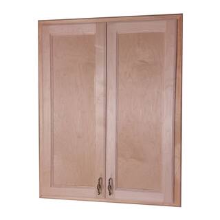 Christopher Recessed Solid Wood Double Door Medicine Storage Cabinet