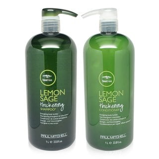Paul Mitchell Tea Tree Lemon Sage 33.08-ounce Thickening Shampoo and Conditioner