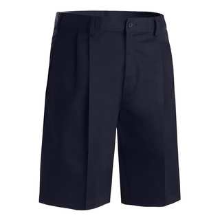Edwards Mens Shorts Navy Poly/Cotton Pleated Front