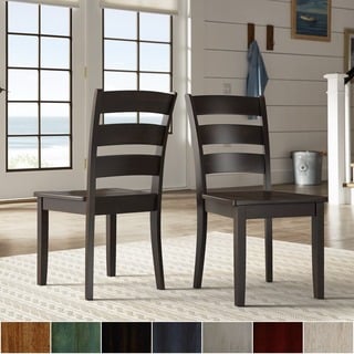 Wilmington II Ladder Back Wood Dining Side Chairs (Set of 2) from iNSPIRE Q Classic