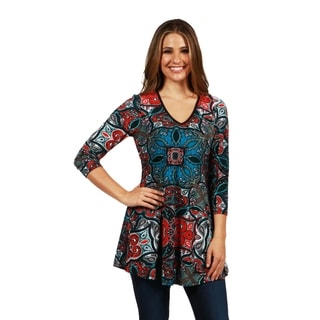 24/7 Comfort Apparel Pacific Heights Tunic Top