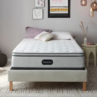 Beautyrest 13-inch Marco Island Plush Pillow Top Queen-size Mattress Set