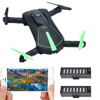 Contixo F8 Wifi FPV Camera Folding, Pocket-sized Selfie Drone With Voice Controls, Altitude Hold, Path Control (Green)
