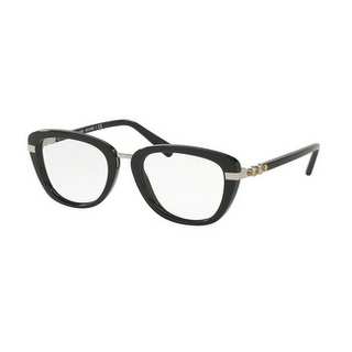 Coach Women's HC6106BF 5177 53 Black Silver Square Plastic Eyeglasses