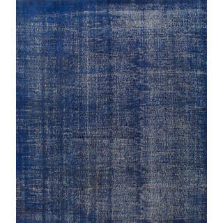 eCarpetGallery Hand-Knotted Color Transition Blue Wool Rug (7'0 x 8'0)