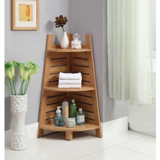 Bracken Bamboo Corner Shelf
