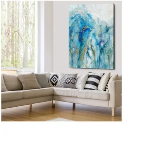 Abstract Lapis - Gallery Wrapped Canvas