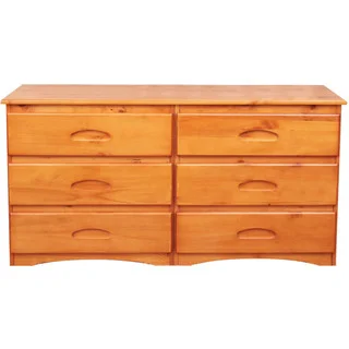 Cambridge 6-Drawer Dresser in Honey