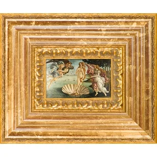 Sandro Botticelli 'Birth of Venus' Pre-Framed Miniature Print on Canvas