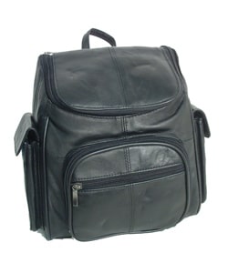 Adi Designs Leather Flip-top Backpack