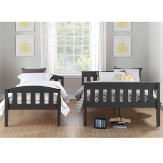 Avenue Greene Airlie Grey Twin over Full Bunk Bed