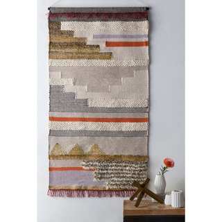 Aalis Cream 36" x 60" Traditional Decorative Tapestry