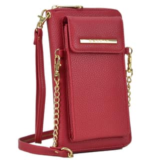 Dasein All-In-One Crossbody Wallet With Phone Case and Detachable Chain Strap