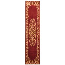 Safavieh Handmade Heritage Timeless Traditional Red Wool Runner (2'3 x 10')