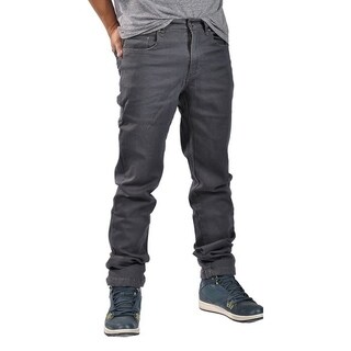 Dirty Robbers Mens Fashion Slim Fit Jeans Gray