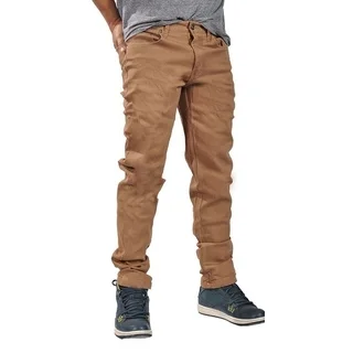 Dirty Robbers Mens Fashion Slim Fit Jeans Brown