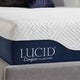 Thumbnail 5, LUCID Comfort Collection 12-inch Gel and Aloe Vera Hybrid Memory Foam Mattress. Changes active main hero.