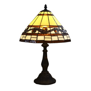 Tiffany-style Wave Table Lamp