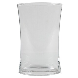 Tall Minimal Glass Vase, Clear