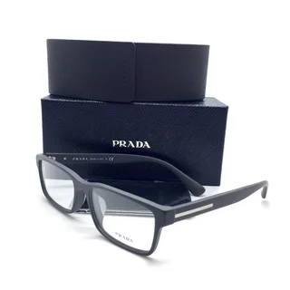 Prada New Authentic Gray Matte Brushed Grey Women Eyeglasses VPR 01S TV4 1O1 56 17 145