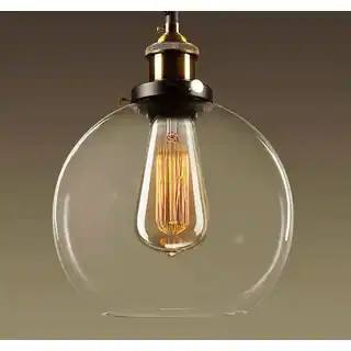 Porch & Den Riverwest Fratney 8-inch Adjustable Height Pendant with Bulb