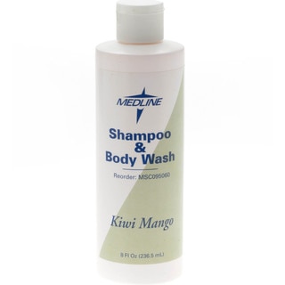 Medline Kiwimango 8-ounce Shampoo/Body Wash (Case of 48)