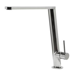 ALFI brand AB2046-PSS Round Modern Polished Stainless Steel Kitchen Faucet