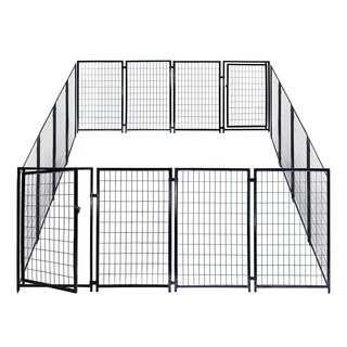 ALEKO Dog Kennel Pet Playpen Cage Fence