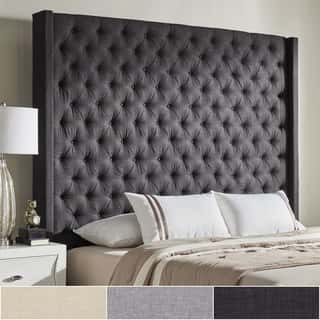 Naples Wingback Button Tufted Tall Headboards by iNSPIRE Q Artisan