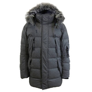 Spire By Galaxy Men's Heavyweight Parka Jacket With Detachable Hood