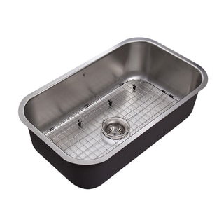 VIGO 30-inch Undermount Stainless Steel 18 Gauge Single Bowl Kitchen Sink