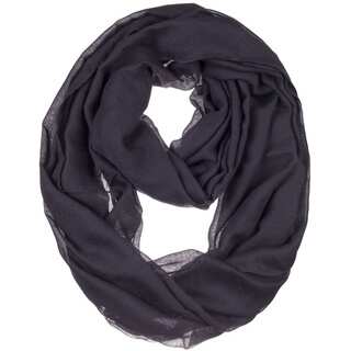 BYOS Womens Airy Crinkled Lightweight Soft Infinity Scarf Loop Snood in Solid Color