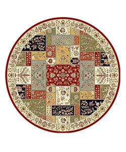 Safavieh Lyndhurst Traditional Oriental Multicolor/ Ivory Rug (8' Round)